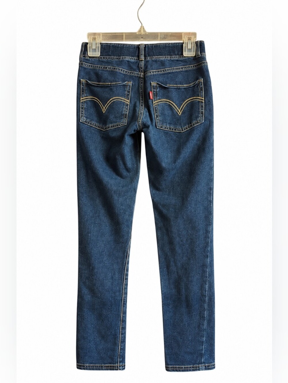 Levi’s Girls Size 10 Jeggings Dark Wash Blue Pull-On Skinny Stretch Jeans